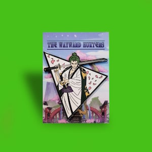 Pirate Hunter - Anime Manga Cute Enamel Pins - World&#39;s greatest swordsman - Anime Pirates - Moss head lapel pin