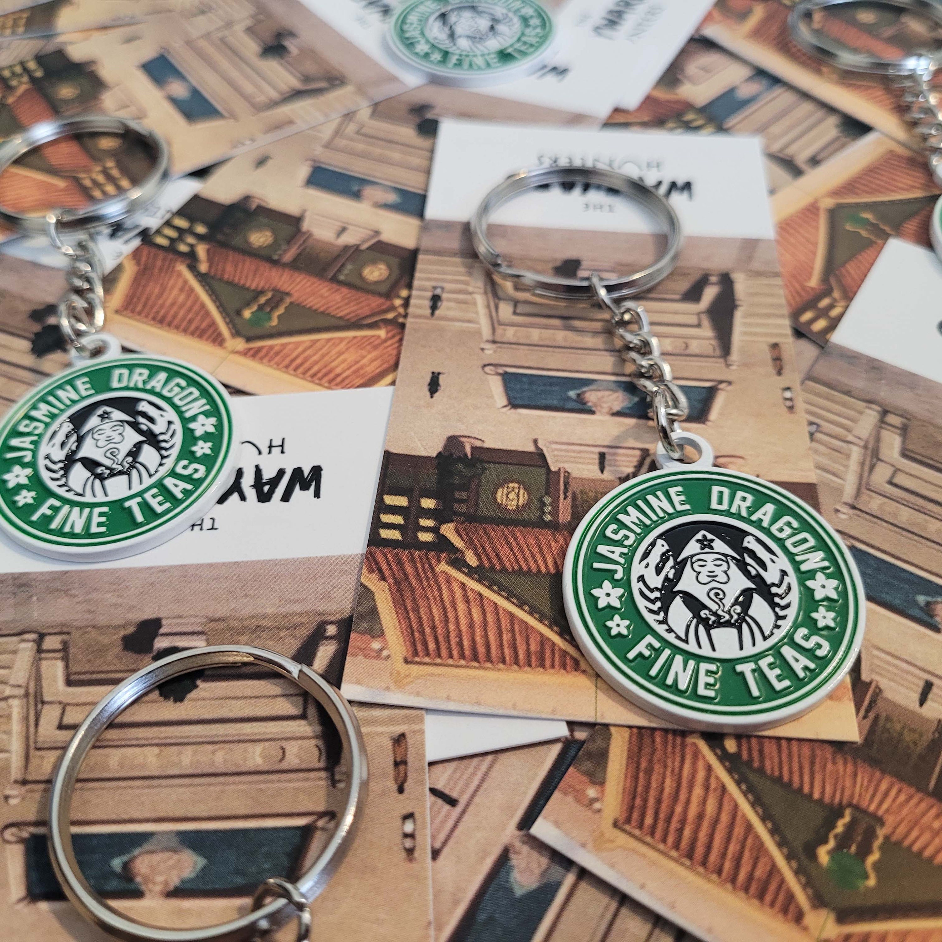 Jasmine Dragon Fine Teas | ATLA Style Keychain - Etsy