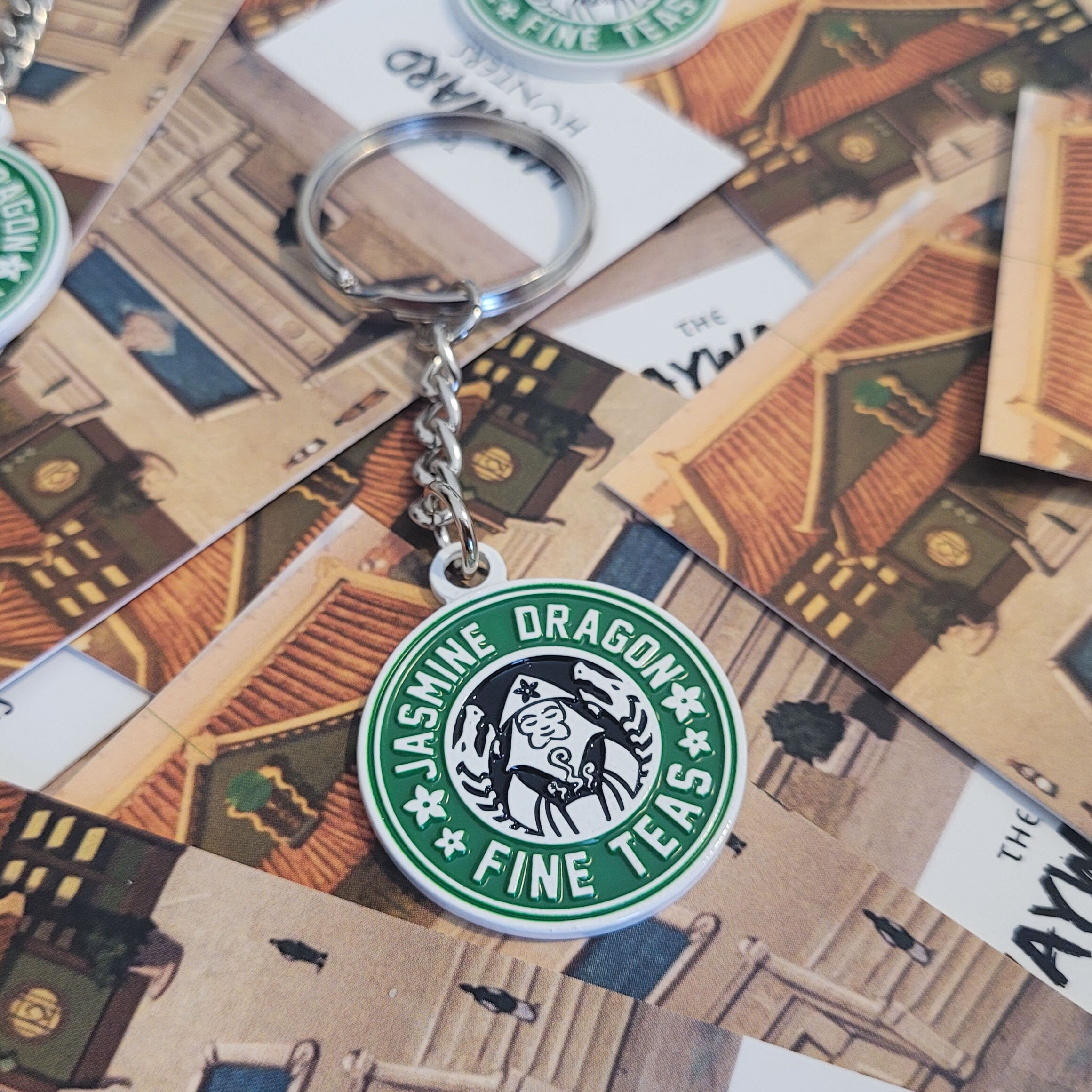 Jasmine Dragon Fine Teas | ATLA Style Keychain - Etsy