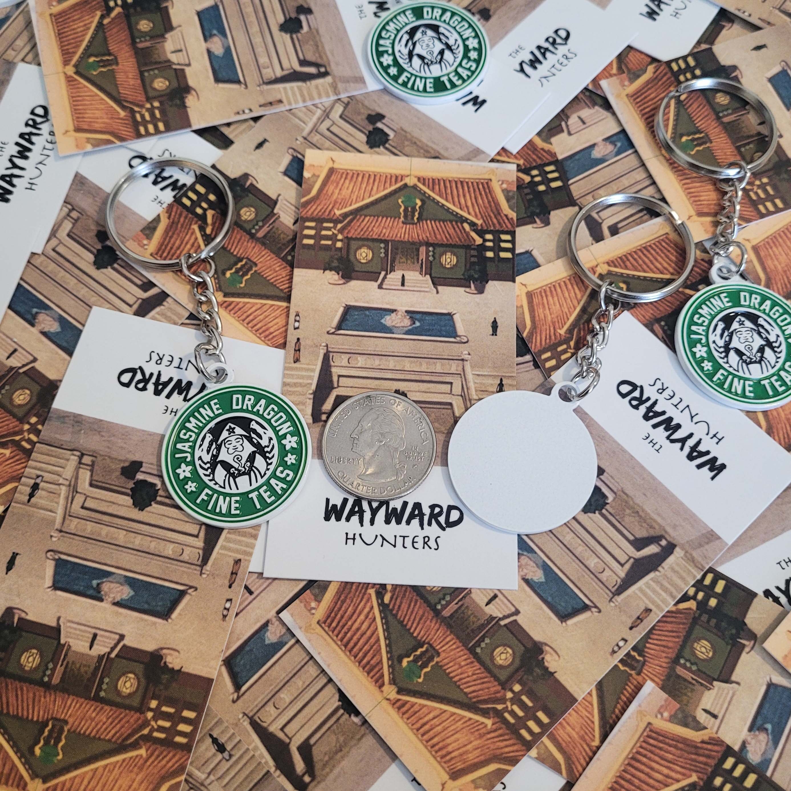 Jasmine Dragon Fine Teas | ATLA Style Keychain - Etsy