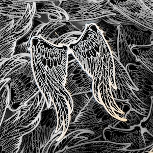 Supernatural Castiel&#39;s Wings Patch - Angel Wings Iron-on Patch