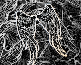 Supernatural Castiel's Wings Patch - Angel Wings Iron-on Patch