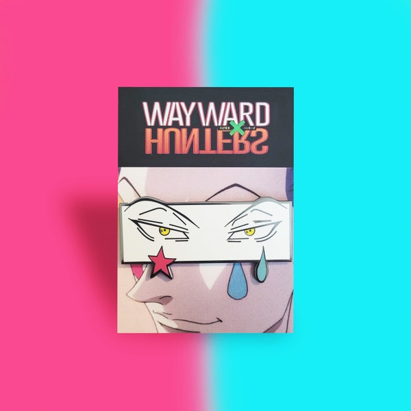 Anime Hunter Clown Eyes Pin -  Anime Manga Enamel Pins - Anime Hard Enamel Pin