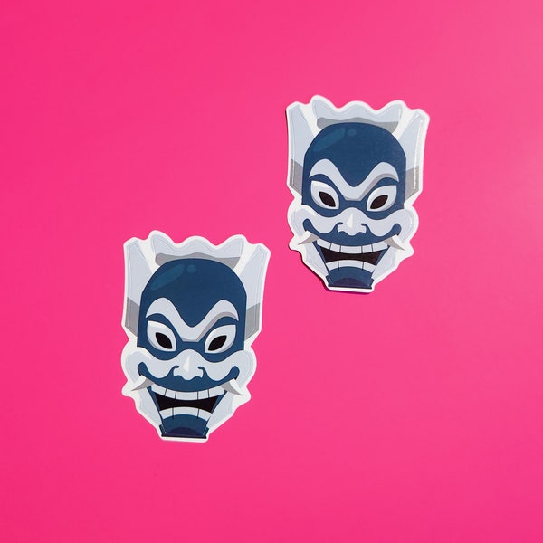 The Blue Spirit Mask | Avatar Inspired Sticker | ATLA Sticker