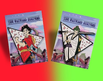 Piraten Gummi Boy & Pirate Hunter COMBO SET - Anime Manga Niedliche Emaille Pins - Anime Piraten Pins