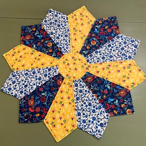 Handmade Quilted Table Topper with Pioneer Woman Fabrics #1085