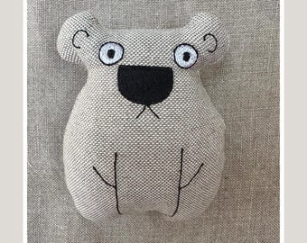 Catnip Cat Toy: Karl the Koala. Handmade cotton bear, Soft, Durable and Interactive for Happy Kitties. Enrichment gifts for cats and kittens