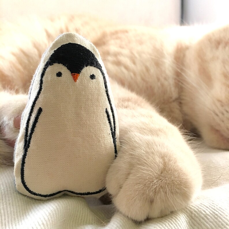 penguin cat toy