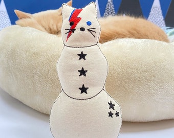 Catnip David Snowie Cat Toy, Christmas gifts for cats