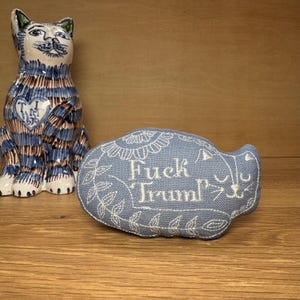 Sweary Catnip Cat Toy: Handmade Political Humor for Cats image 2