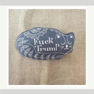 Sweary Catnip Cat Toy: Handmade Political Humor for Cats image 1