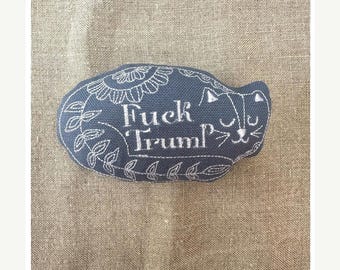 Sweary Catnip Cat Toy: Handmade Political Humor for Cats