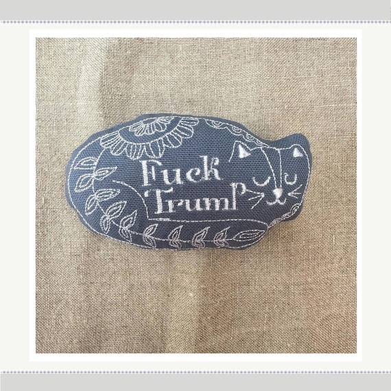 Sweary Catnip Cat Toy: Handmade Political Humor for Cats