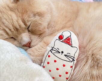 Catnip Christmas Purrito cracker Cat Toy, Christmas gifts for cats