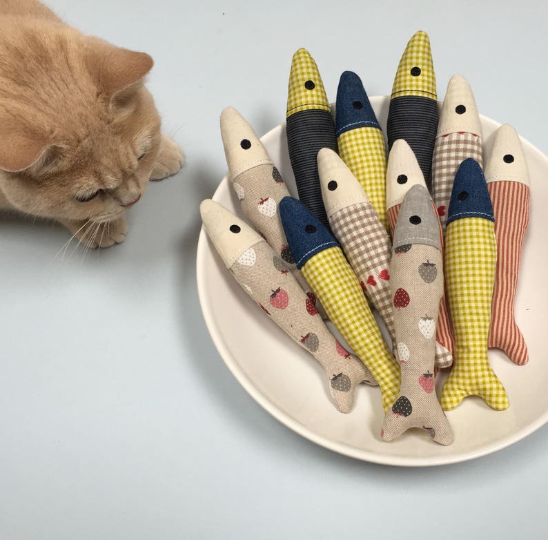 Valerian Root cat toys handmade Valerian Sardines cool cat Etsy