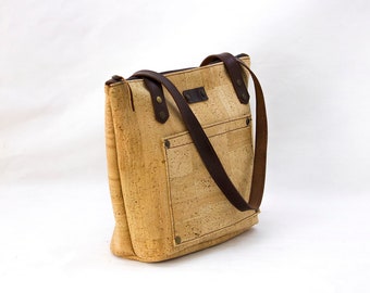 Cork tote bag