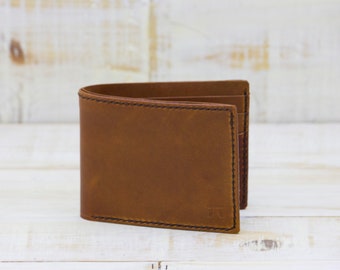 Leather wallet for men. Men's leather wallet. Leather card holder. Handmade leather wallet. Handcrafted leather wallet.