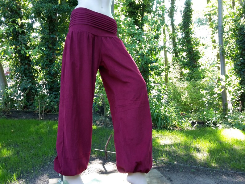 Cord Pumphose Damen Gr. L/XL Premiumqualität Kordhose warm lang uni einfarbig M L XL XXL rot braun grün Bild 4