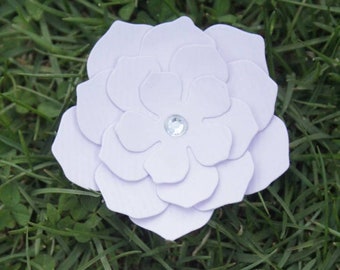30 pieces White Stripe FLOWERS Die Cut,FLOWERS confetti, FLOWERS for scrapbooking, Party décor, Wedding table décor, Baby Shower Confetti.