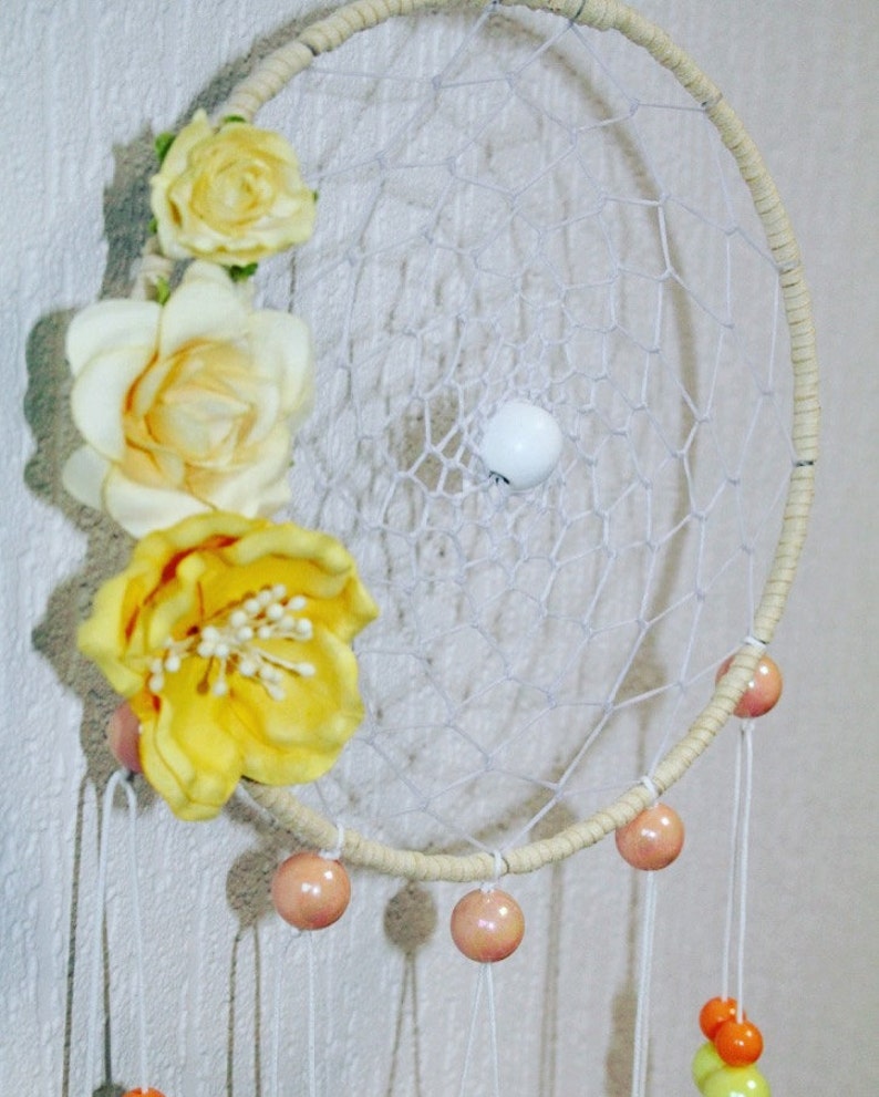 Yellow Dream Catcher YELLOW Dreamcatcher Home Décor Etsy