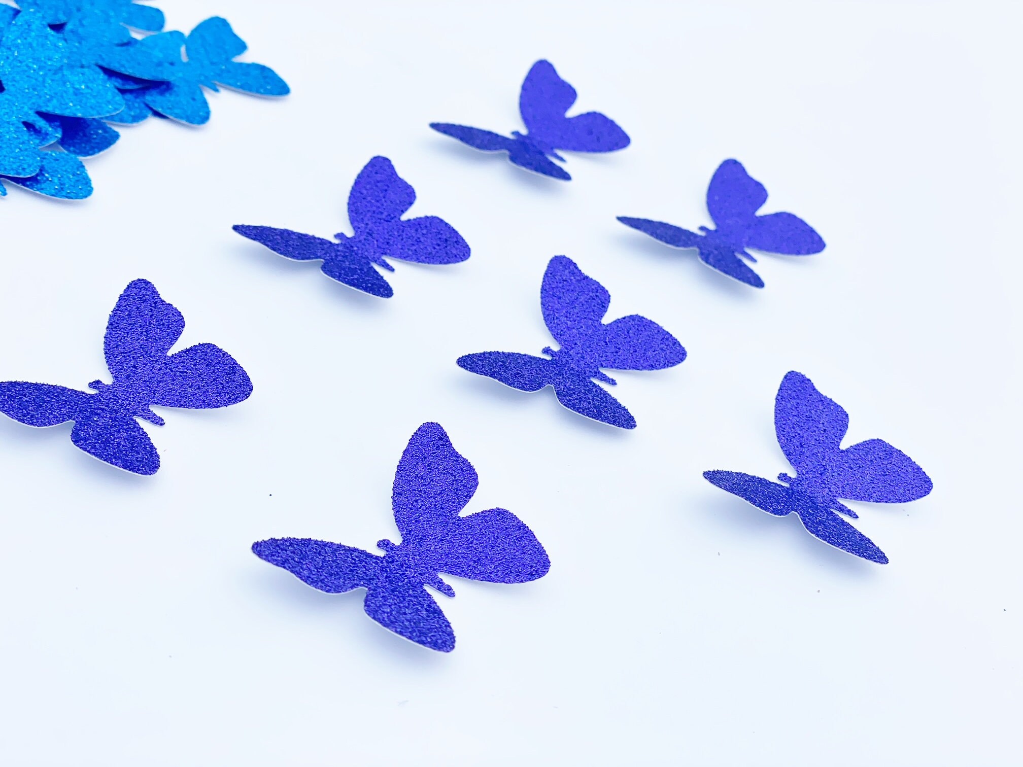Glitter PINK Butterflies, Butterflies Paper Die Cut, Glitter Pink  Butterflies, Paper Confetti, Butterflies for Scrapbooking, Party Decor 
