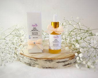 Biologisch regenererend gezichtsserum: anti-veroudering, veganistisch (30 ml)