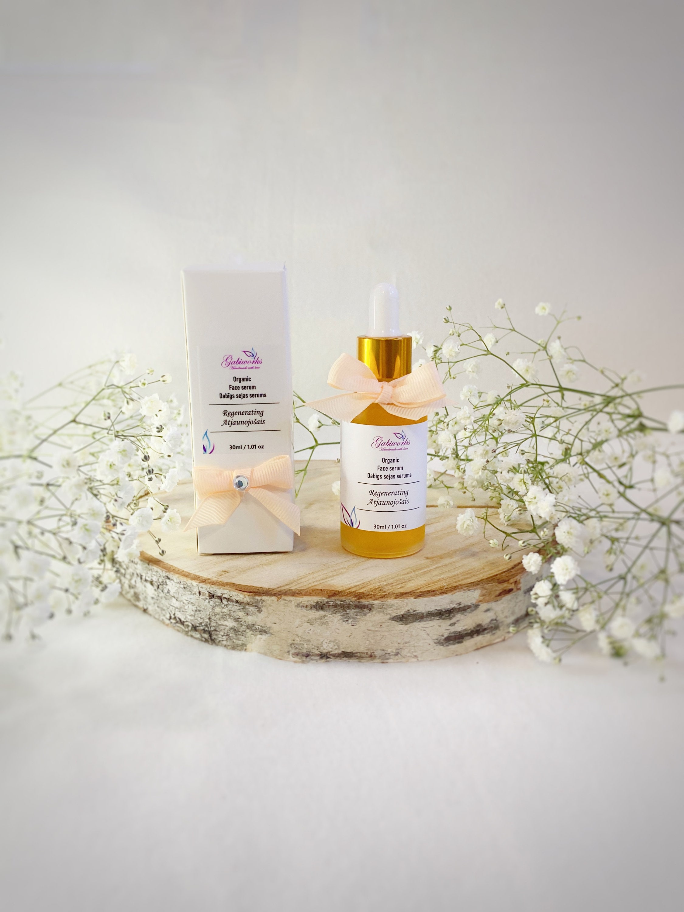 30 ml Serum facial regenerador/ Serum cutáneo 100% orgánico/Serum facial/