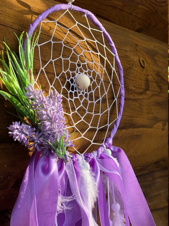 Purple Dream Catcher, Purple Dreamcatcher, Home Décor, Birthday