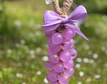Handmade Grape Soap Cluster| Purple Berry Soap Decor| Fruit Soap Gift|