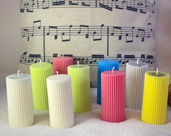 Handmade Eco Soy Candle| Pillar Soy Candle| Scented Cylindrical Candle|