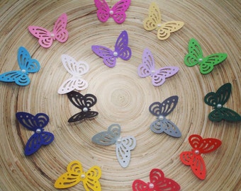 3D Colorful Butterflies/ Paper Butterflies/ Butterflies DIE CUT/ Confetti/ Butterflies for scrapbooking