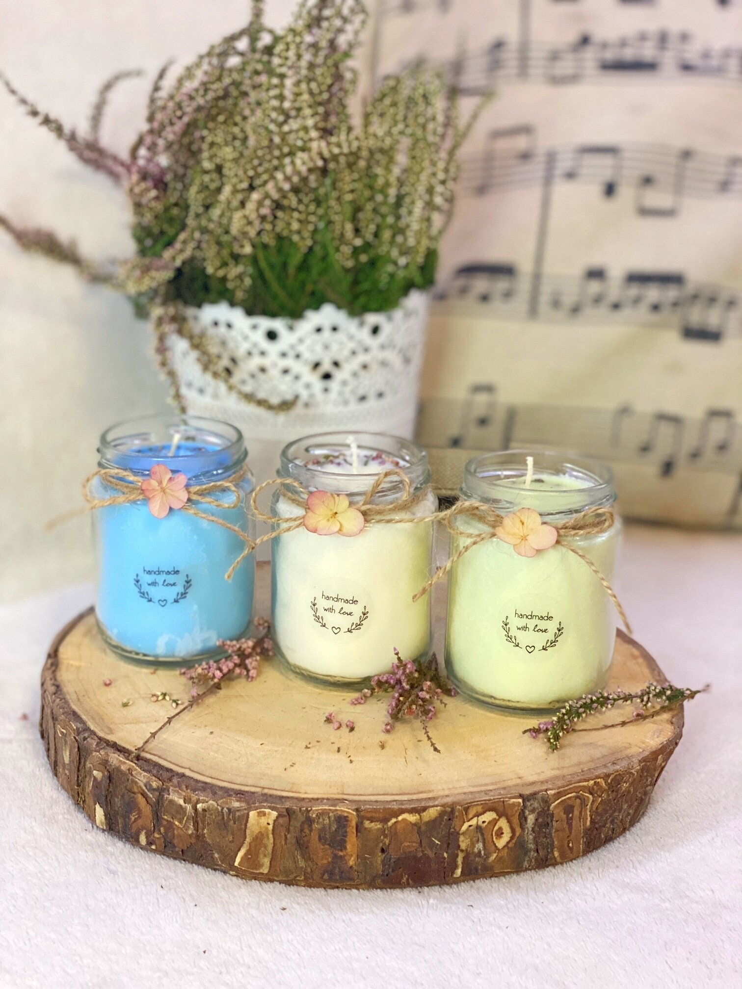 Wedding Jar Candle Favor for Guests, Small Custom Wedding Jar