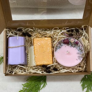 Natural and Organic Gift Set of 3 | Two Soy Candle, Premium Natural ...