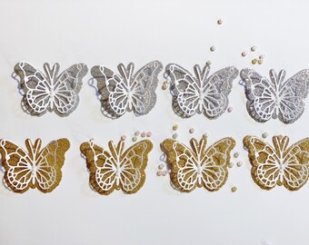 30 pcs. Butterflies/ Paper Butterflies/ Butterflies DIE CUT/ Paper confetti/Party décor/ 3D Butterflies/Wall Butterflies/