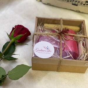 Natural and Organic Gift Set of 3 | Valentines Day, One Soy Candle, One ...