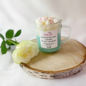 1 pcs. Dessert Soy Candle/ Cream candle/ Soy Candles in a Jar/