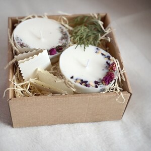 Natural and Organic Gift Set of 2 | Two Soy Candle, Eco Gifts, Candle ...