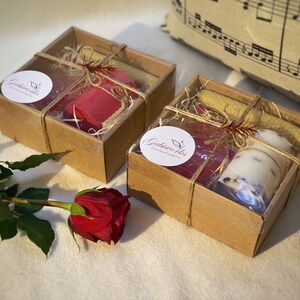 Natural and Organic Gift Set of 3 | Valentines Day, One Soy Candle, One ...