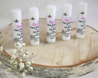Moisturizing lip balm/ Organic lip balm/ Beeswax lip balm/Lip butter/Linden Flowers Lip Balm/