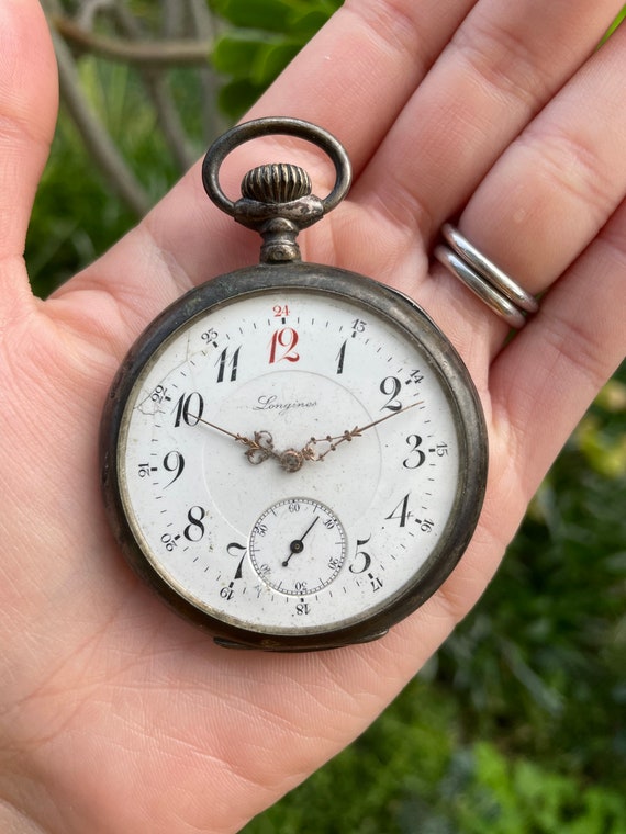 Rare Antique Longines Pocket Watch - Etsy