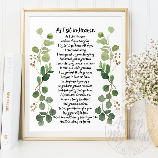 As I Sit in Heaven Svg Etsy