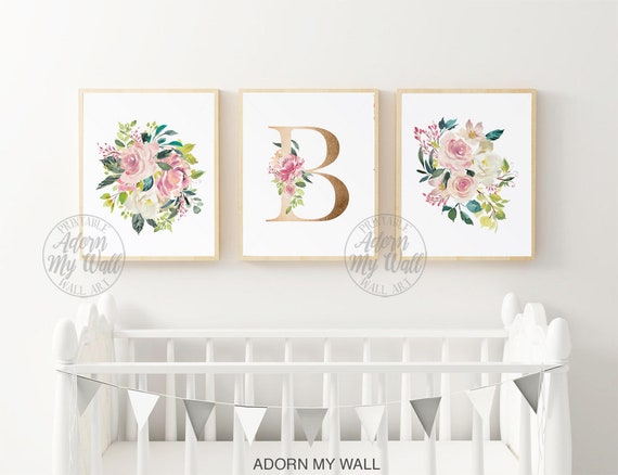 initial prints for nursery