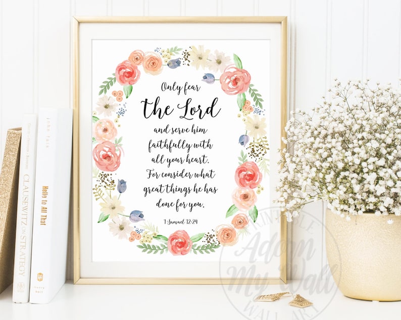 Bible Verse Wall Art Bible Verse Prints Christian Wall Art Etsy