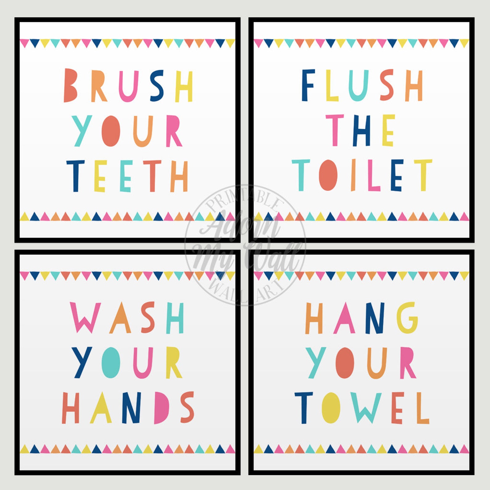 Kids Bathroom Printables Kids Bathroom Signs Kids Bathroom - Etsy UK