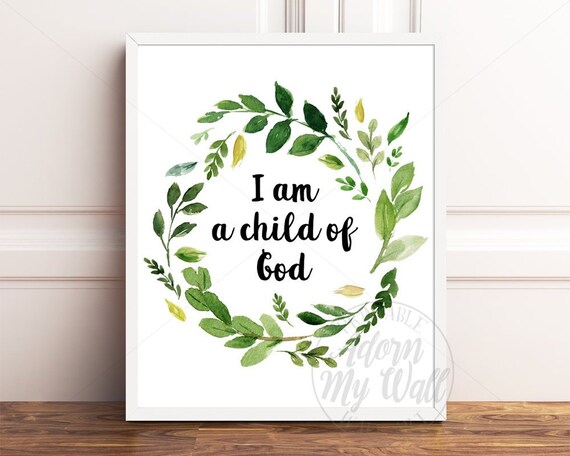 I Am A Child Of God Christening Gift Baptism Gift Boy Etsy I Am A Child Of God Christening Gift Baptism Gift Boy Etsy