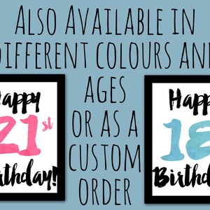 40th Birthday Printable Card Gift Sign Instant Download - Etsy UK