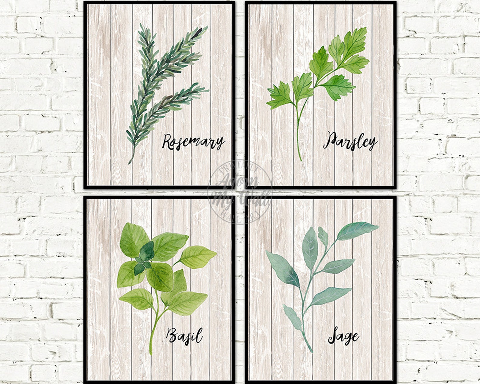 Kitchen Art Herb Print Kitchen Decor Kitchen Print Etsy UK