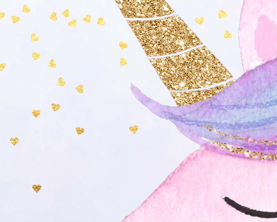 Unicorn Print Set of 3 Unicorn Printable Wall Art Unicorn | Etsy