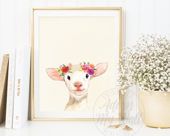 sheep wall art nursery