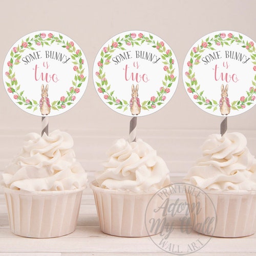 Some Bunny is Two Bunny Birthday Sign Peter Rabbit Bunny - Etsy